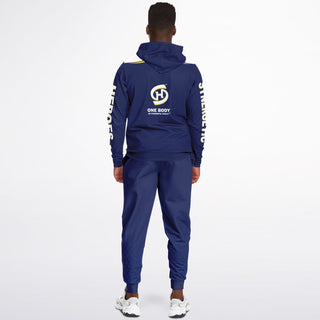 Mens Ziphoodie & Jogger - Midnight Blue - Synergetic Heroes