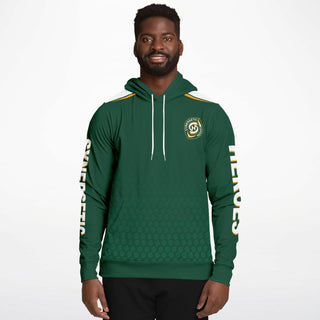 Mens Hoodie - Emerald Green