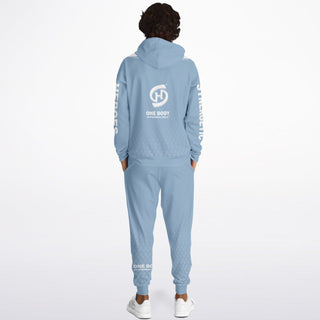 Mens Lettered Hoodie & Jogger - Angel Blue - Synergetic Heroes