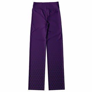 Flare Leggings - Purple Shield