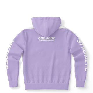 Mens Hoodie - Lavender Mist