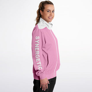 Womens Track Jacket - Soft Rose