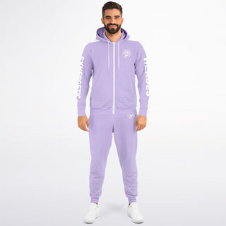 Mens Ziphoodie & Jogger - Lavender Mist - Synergetic Heroes