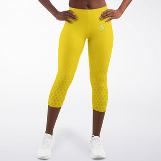 Capri Leggings - Yellow Sun - Synergetic Heroes