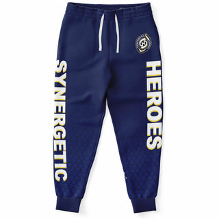 Mens Lettered Jogger - Midnight Blue - Synergetic Heroes