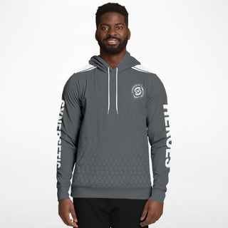 Mens Hoodie - Shadow Gray - Synergetic Heroes