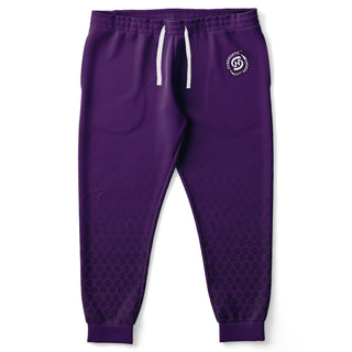 Mens Plus-size Jogger - Purple Shield