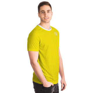 Mens T-Shirt - Yellow Sun - Synergetic Heroes