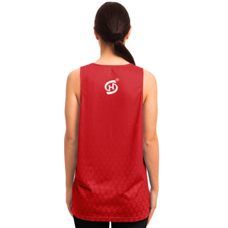 Womens Tank Top - Fire Red - Synergetic Heroes