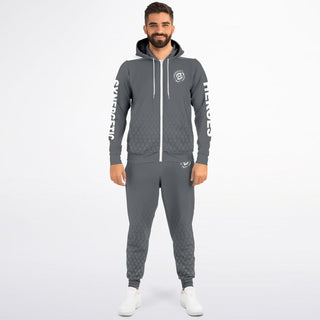 Mens Ziphoodie & Jogger - Shadow Gray - Synergetic Heroes