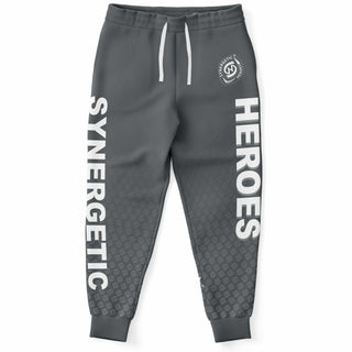 Mens Lettered Jogger - Shadow Gray - Synergetic Heroes