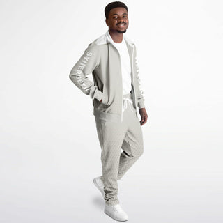 Mens Tracksuit - Jade White