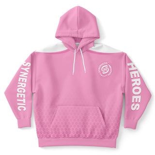 Womens Plus-size Hoodie - Soft Rose - Synergetic Heroes