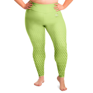 Plus Size Legging - Harmony Green - Synergetic Heroes