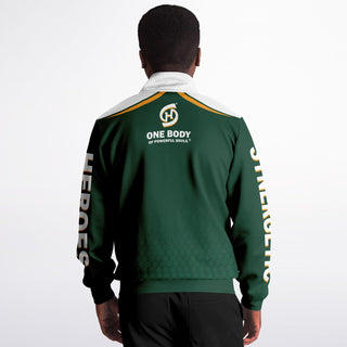 Mens Track Jacket - Emerald Green