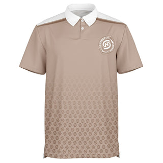 Mens Polo Shirt - Taupe Stone - Synergetic Heroes