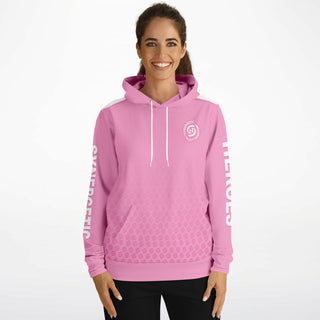 Womens Hoodie - Soft Rose