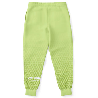 Mens Lettered Jogger - Harmony Green - Synergetic Heroes