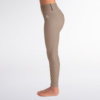 Yoga Leggings - Taupe Stone - Synergetic Heroes