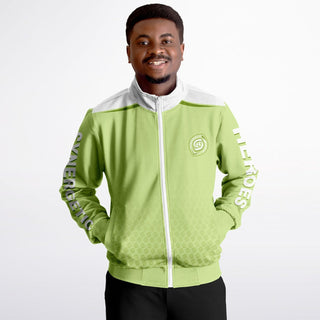 Mens Track Jacket - Harmony Green - Synergetic Heroes