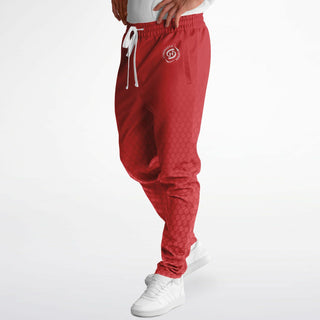 Mens Track Pants - Fire Red - Synergetic Heroes