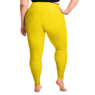 Plus Size Legging - Yellow Sun - Synergetic Heroes