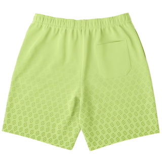 Mens Athletic Long Shorts - Harmony Green