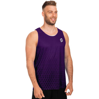 Mens Tank Top - Purple Shield