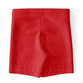 Legging Shorts - Fire Red - Synergetic Heroes