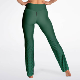 Flare Leggings - Emerald Green - Synergetic Heroes