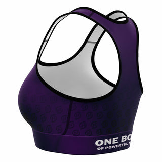 Sports Bra - Purple Shield