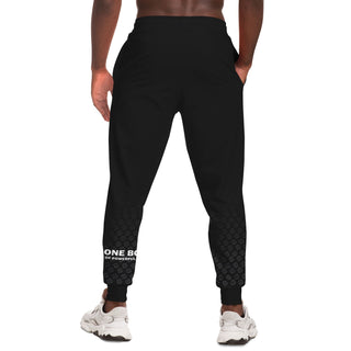 Mens Lettered Jogger - Obsidian Black - Synergetic Heroes