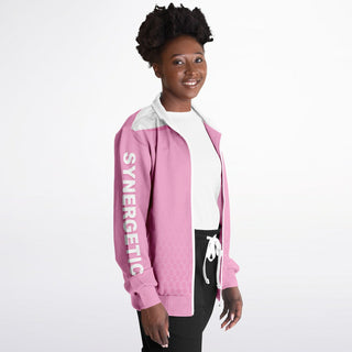 Womens Track Jacket - Soft Rose - Synergetic Heroes