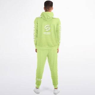 Mens Lettered Ziphoodie & Jogger - Harmony Green - Synergetic Heroes