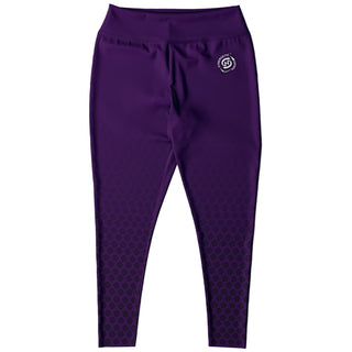 Plus Size Legging - Purple Shield