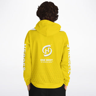 Mens Hoodie - Yellow Sun - Synergetic Heroes