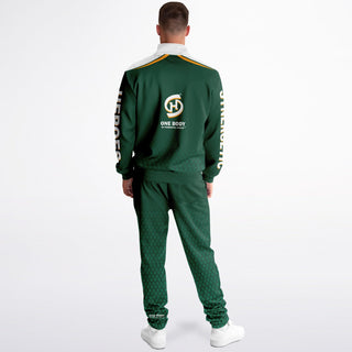 Mens Tracksuit - Emerald Green - Synergetic Heroes