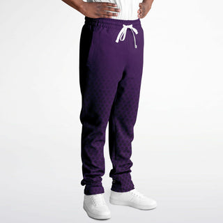 Mens Track Pants - Purple Shield