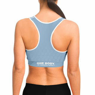 Sports Bra - Angel Blue - Synergetic Heroes