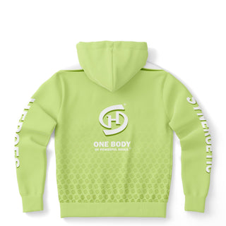 Mens Hoodie - Harmony Green - Synergetic Heroes