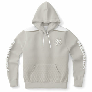 Mens Hoodie - Jade White - Synergetic Heroes