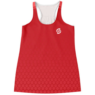 Flowy Racerback Tank Top - Fire Red - Synergetic Heroes