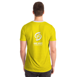 Mens T-Shirt - Yellow Sun - Synergetic Heroes