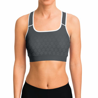 Sports Bra - Shadow Gray - Synergetic Heroes