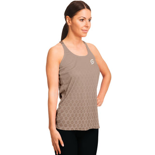 Flowy Racerback Tank Top - Taupe Stone - Synergetic Heroes