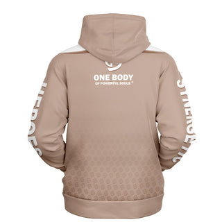 Mens Hoodie - Taupe Stone