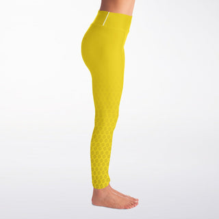 Yoga Leggings - Yellow Sun - Synergetic Heroes