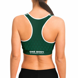 Sports Bra - Emerald Green - Synergetic Heroes