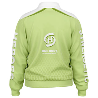 Mens Track Jacket - Harmony Green - Synergetic Heroes