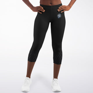 Capri Leggings - Obsidian Black - Synergetic Heroes